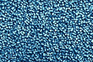 Kunststoff/Plastik Granulat Blau