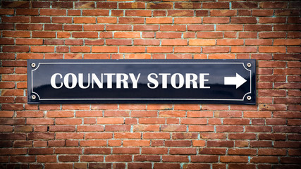 Sign 404 - COUNTRY STORE