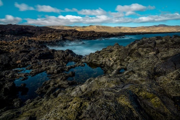 Lavaküste auf Lanzarote