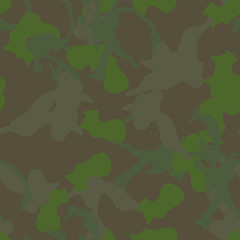 Fototapeta premium Forest camouflage of various shades of green and brown colors