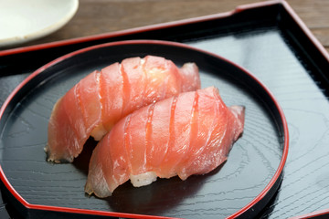 マグロの赤身のにぎり寿司