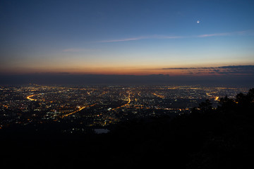 Fototapeta na wymiar Chiang Mai view point 