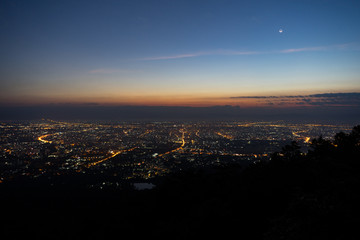 Naklejka premium Chiang Mai view point 