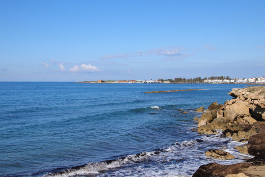 View to Paphos Castle, Cyprus