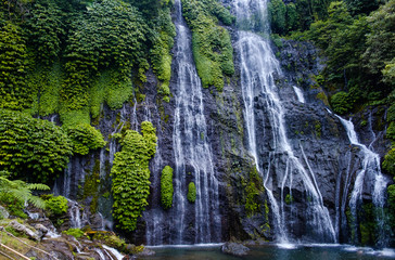 Banyumala waterfall in North Bali island, Indonesia