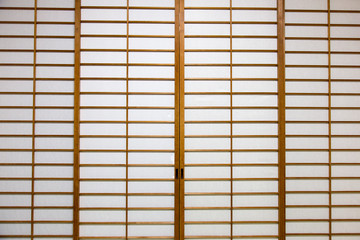 texture of Japanese sliding paper door