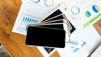 telephone or smart phone on the report