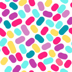 seamless pattern with the color stripes, spots