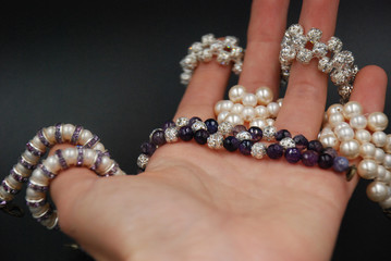 Jewellery on the hand