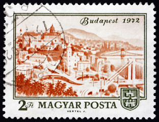 Postage stamp Hungary 1972 Budapest, Centenary of Unification
