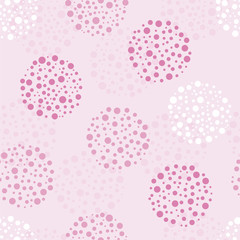 丸のパターン / シームレス