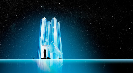 door to an Iceberg