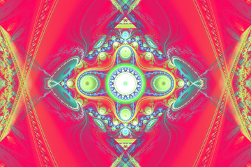Fraktal fractal wallpaper black and colorful geometric shapes illustrate space universe magic...