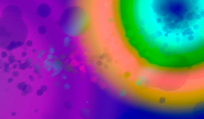 watercolor colorful background to simulate a watercolor splatter stains