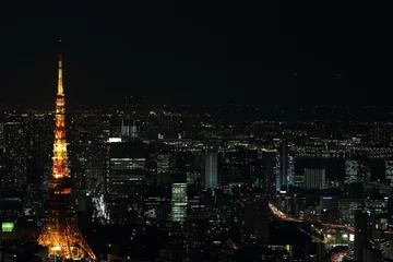 Fotobehang 東京の夜景 © 藤木N鮭