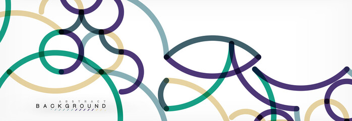 Abstract color lines on white. Modern colorful flow poster wave. Art design for your project