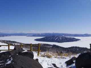 冬の北海道美幌峠