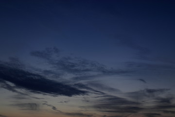 夕暮れの空