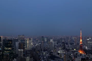 Papier peint photo Séoul 夕暮れの東京  © 藤木N鮭