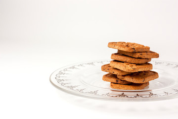 Cookies isolated on white background