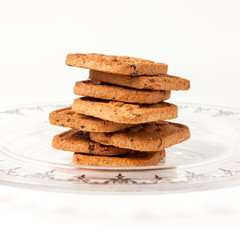 Cookies isolated on white background
