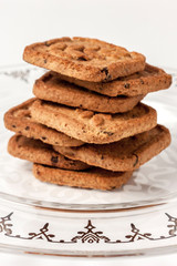 Cookies isolated on white background