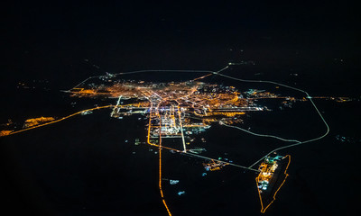 Aerial view of Astana, Kazakhstan
