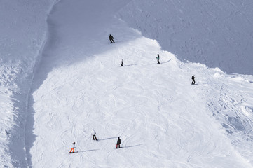 Snow mountains of Krasnaya Polyana