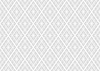 3d rendering. seamless modern soft light white square grid pattern wall background.