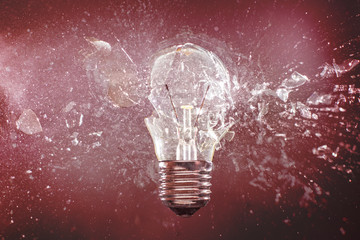 bulb explosion high speed photography