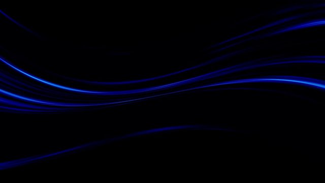 Dark Blue Abstract Waves Background || Looping Animation