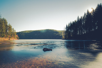 Ohratalsperre Langzeitbelichtung