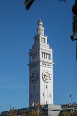 Fototapeta premium Tower in terminal for ferries that travel across the San Francisco Bay