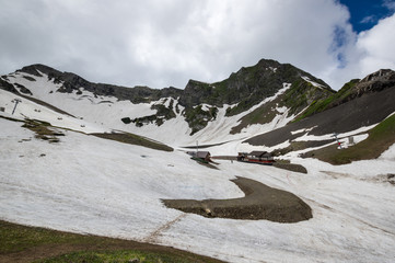 View of Caucasian mountains