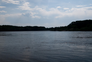 Oka river in the Ryazan oblast' in Russia