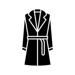 Trench coat with belt glyph icon © IMG visuals icons