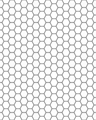 Naklejka premium Honeycomb seamless pattern, vector illustration