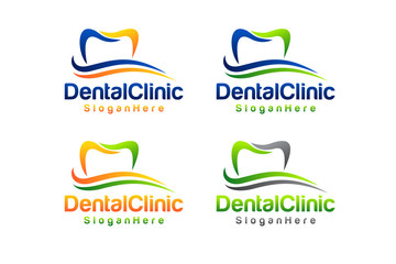 Dental Logo Design. Creative Dentist Logo. creative dental clinic logo. dental vector.