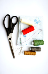 Items for sewing.