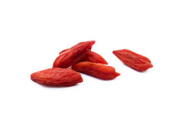 Goji berry isolated on white background