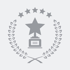 Competition winner symbol icon