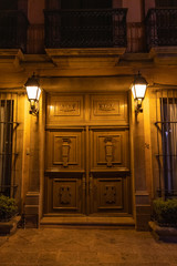 Fototapeta na wymiar a door in Queretaro's historic Downtown take 2