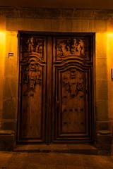 a door in queretaro's downtown