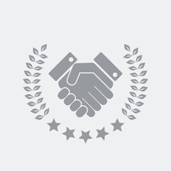 Agreemet handshake symbol icon