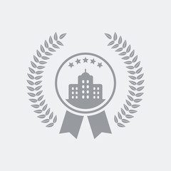 Top luxury hotel icon