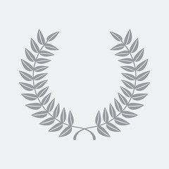 Elegant minimal laurel icon