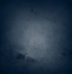 Blue textured concrete wall background