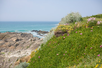 Die Küste von Newquay Cornwall