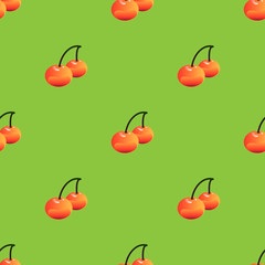 Cherry seamless pattern