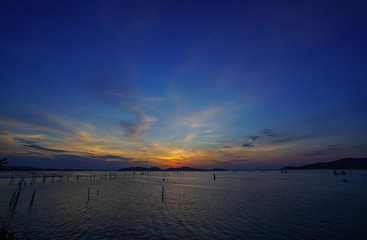 Beautyful sky on twilight time